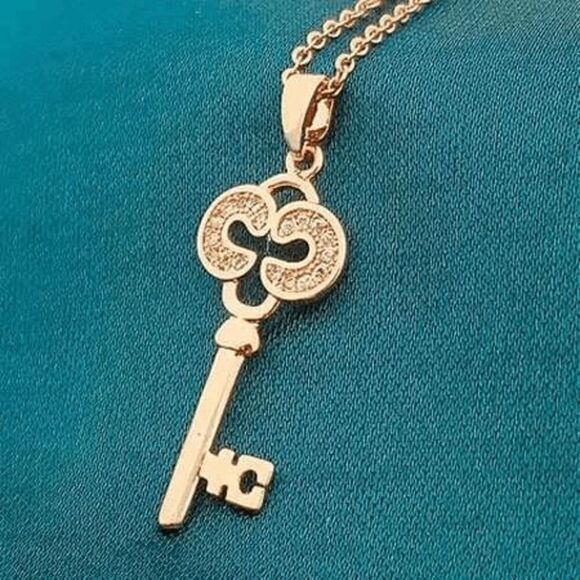 2/$30 Ladies Key to my Heart Necklace - Picture 1 of 5